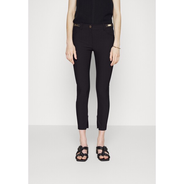 Elisabetta Franchi WOMEN'S PANTS Spodnie materiałowe nero EF121A04D-Q11