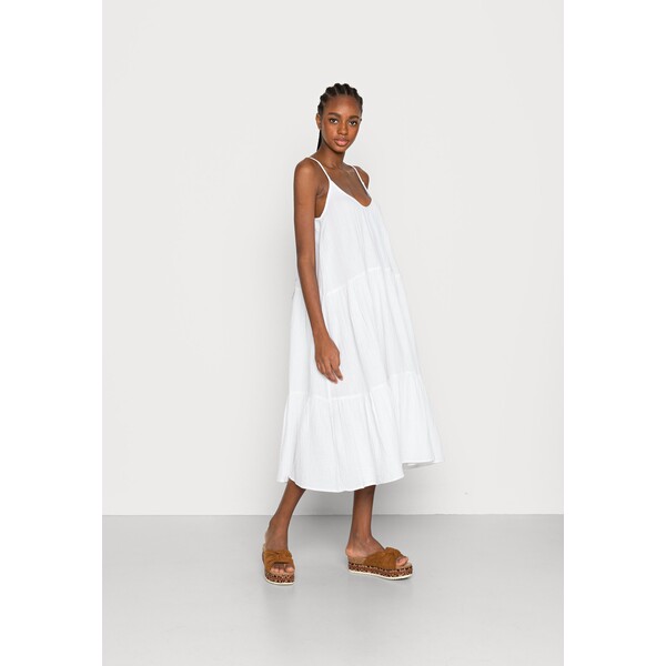 Gina Tricot ELIZA GAUZE DRESS Sukienka letnia white GID21C08T-A11