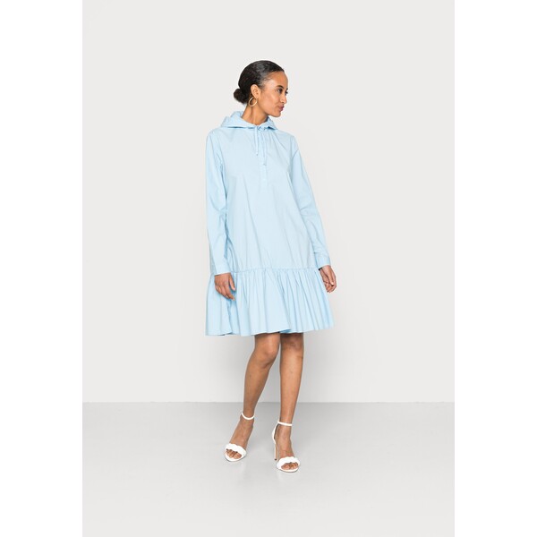 Marc O'Polo DENIM DRESS HOODED LONGSLEEVE Sukienka koszulowa blue OP521C06E-K11