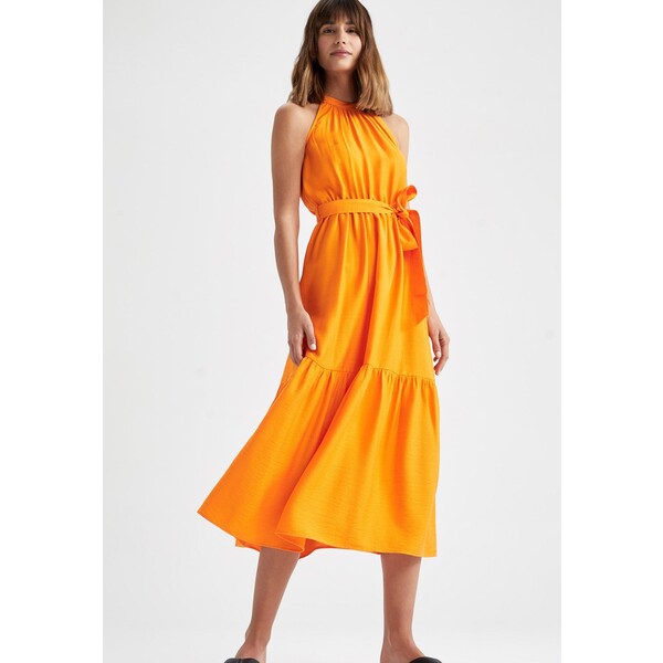 DeFacto ELASTIC WAIST SUMMER Sukienka letnia orange DEZ21C0MG-H11