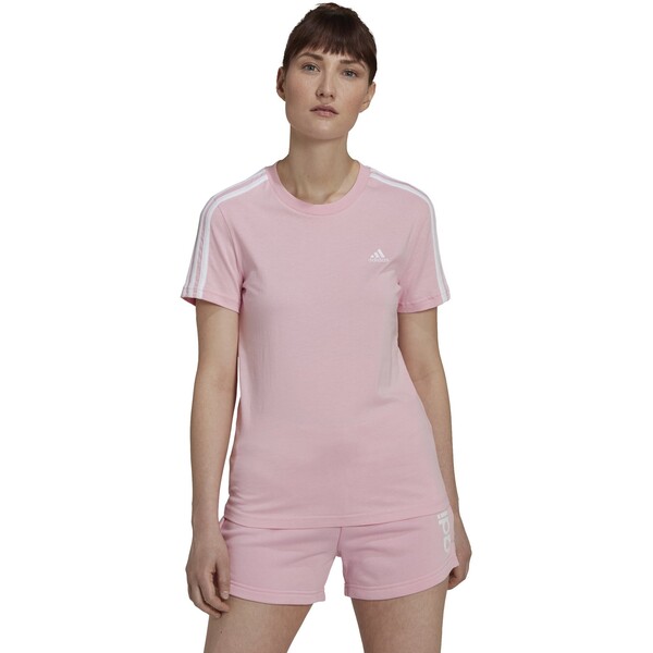 adidas Performance T-shirt z nadrukiem true pink/white AD541D1PK-J12