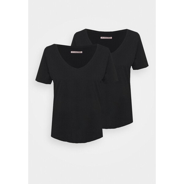 Anna Field T-shirt basic black AN621D0RQ-Q12