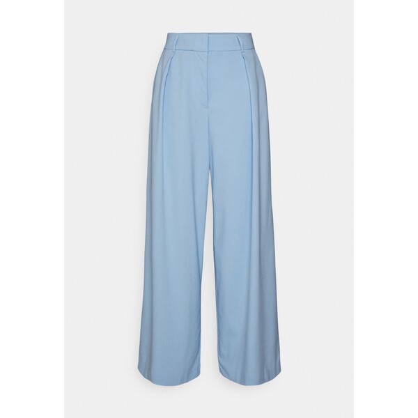 Selected Femme SLFCHARLOTTE WIDE PANT Spodnie materiałowe blue bell SE521A0KJ-K11
