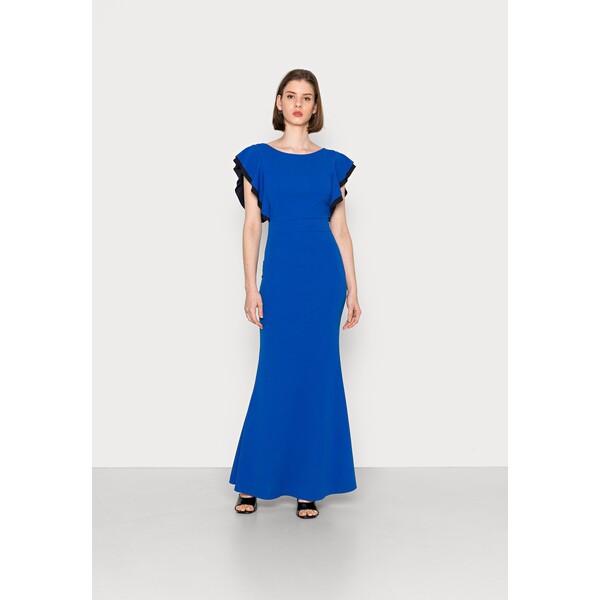 WAL G. ZOYA RUFFLE SLEEVE DRESS Sukienka koktajlowa electric blue/navy WG021C0TL-K11