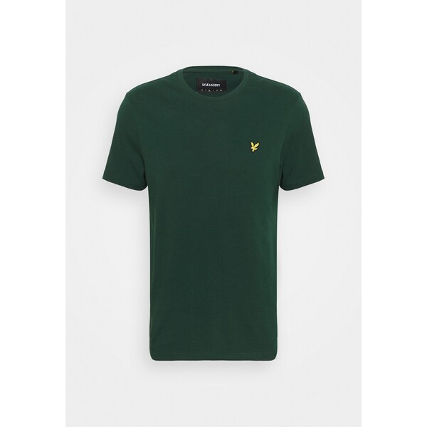 Lyle & Scott PLAIN T-shirt basic dark green LY222O041-M12