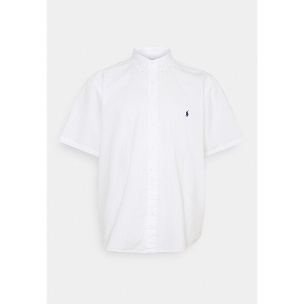 Polo Ralph Lauren Big & Tall SEERSUCKER SHIRT Koszula white P6222D014-A11