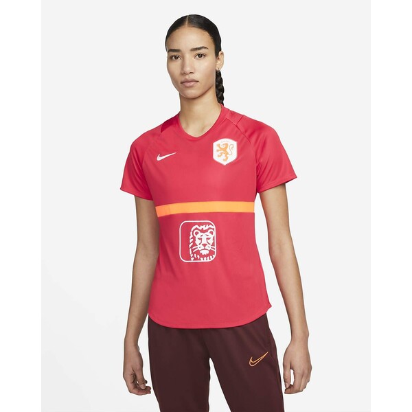 Damska koszulka piłkarska z krótkim rękawem Nike Dri-FIT Holandia Academy Pro