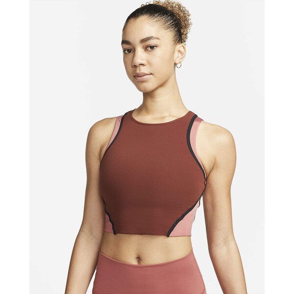 Damska koszulka bez rękawów o skróconym kroju Nike Yoga Dri-FIT Luxe