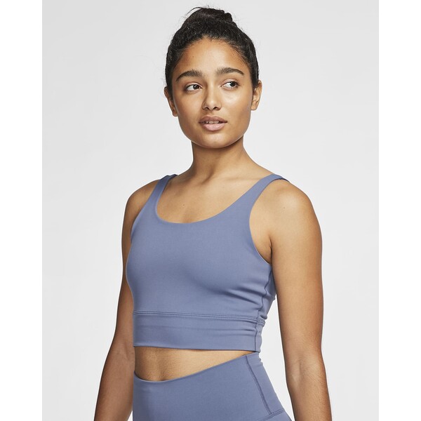 Damska krótka koszulka Infinalon Nike Yoga Luxe