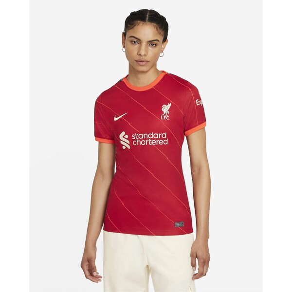 Nike Damska koszulka piłkarska Liverpool FC Stadium 2021/22 (wersja domowa)