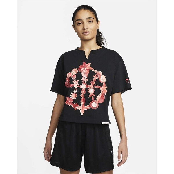Damska koszulka z półokrągłym dekoltem i odciętymi rękawami Nike Dri-FIT Standard Issue