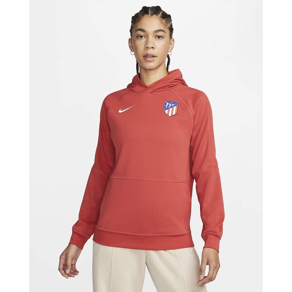 Damska bluza z kapturem wkładana przez głowę Nike Dri-FIT Atlético Madrid