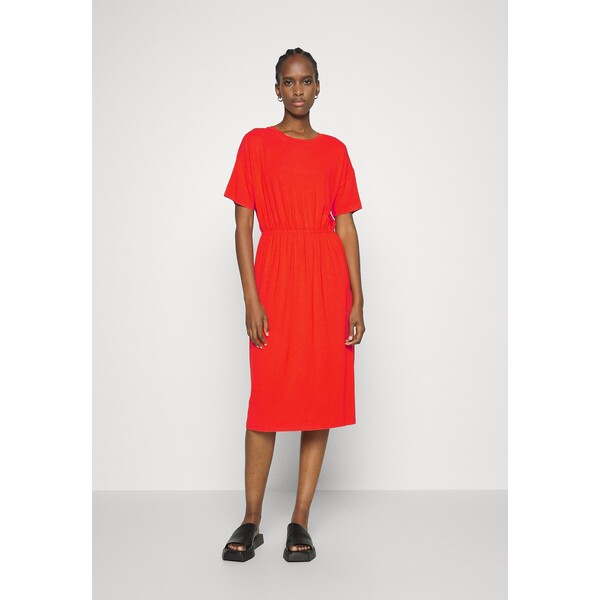 Marks & Spencer WAI MID DRESS Sukienka z dżerseju orange QM421C0AK-H11
