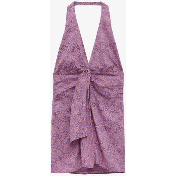 PULL&BEAR PRINTED Sukienka letnia mottled light pink PUC21C0W9-J11
