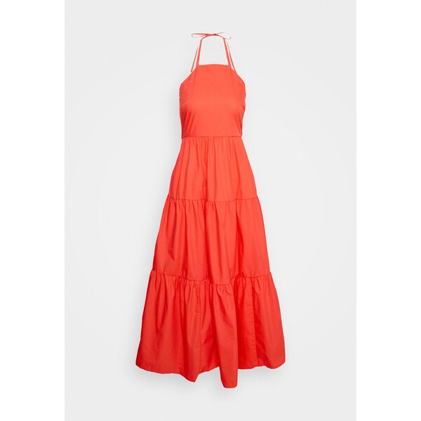 GAP TIE HALTER DRESS Sukienka letnia neon coral GP021C0LI-G11