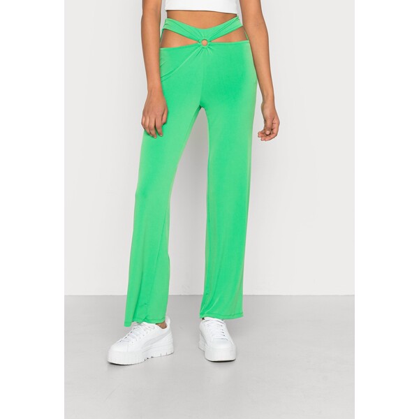 Vero Moda VMALASKATIE PANTS Spodnie materiałowe island green VE121A18I-M11
