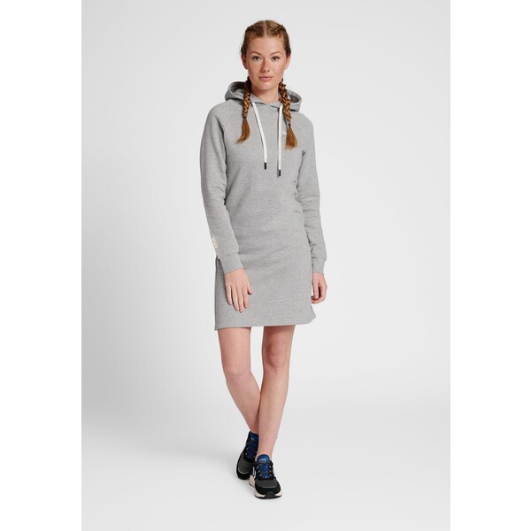 Hummel Sukienka z dżerseju grey melange HU341L004-C11
