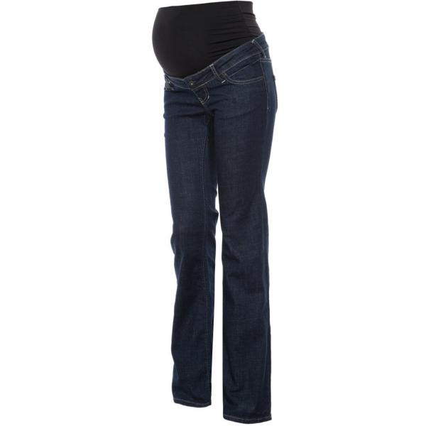 Queen Mum Jeansy Bootcut blue rinsed wash QM129A001-K11