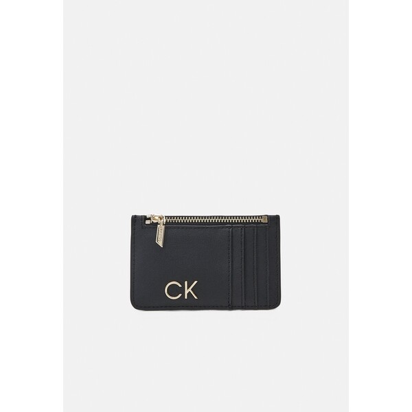 Calvin Klein RE-LOCK CARDHOLDER Portfel black 6CA51F0BN-Q11