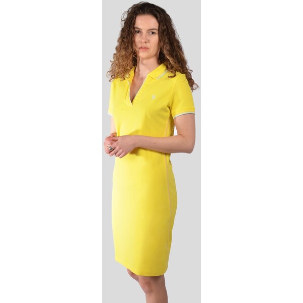 U.S. Polo Assn. Sukienka letnia yellow US221C002-E11