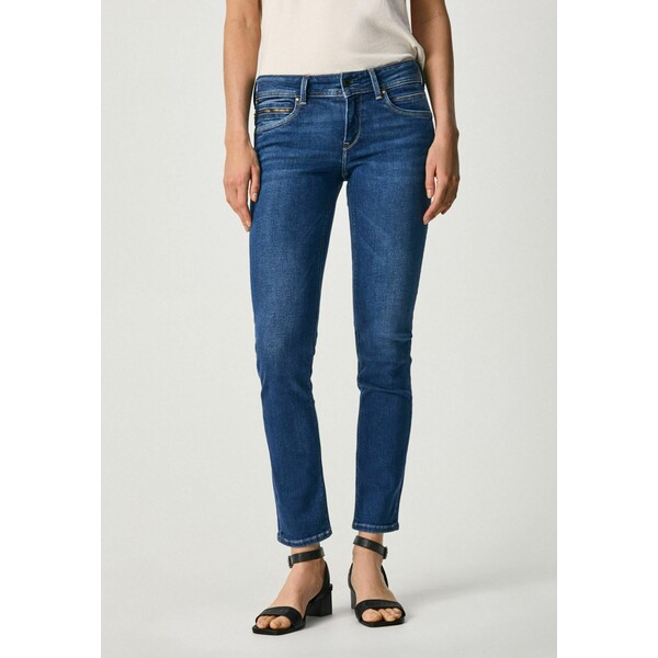 Pepe Jeans NEW BROOKE Jeansy Straight Leg blue denim PE121N0Z3-K11
