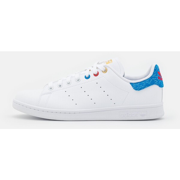 adidas Originals STAN SMITH Sneakersy niskie footwear white/blue rush/matte gold AD111A1T8-A11