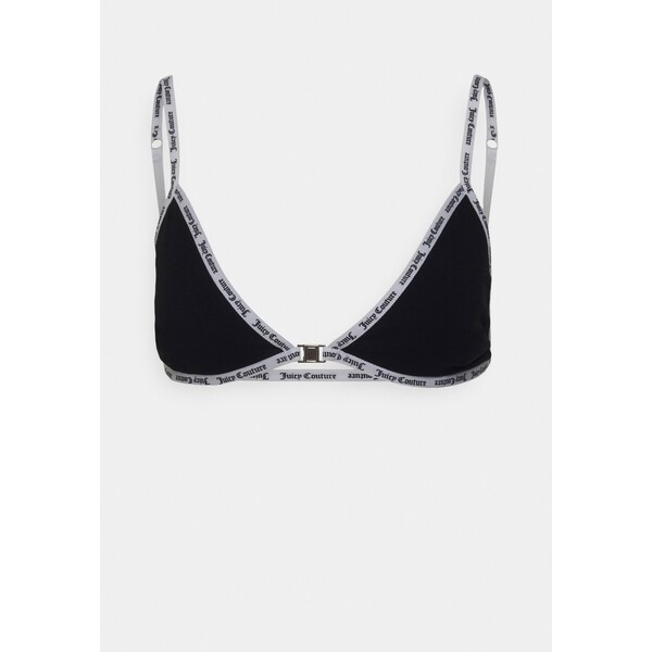 Juicy Couture NOLA BRANDED ELASTIC BRA Biustonosz z trójkątną miseczką black JU781A006-Q11