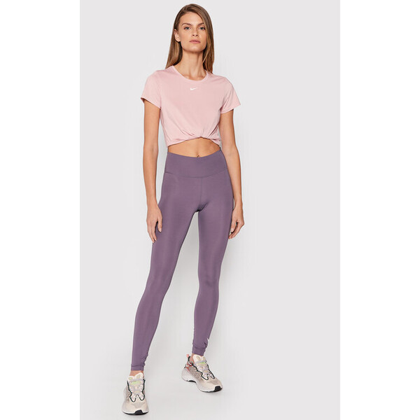 Nike Koszulka techniczna Dri-Fit One DD0626 Różowy Slim Fit