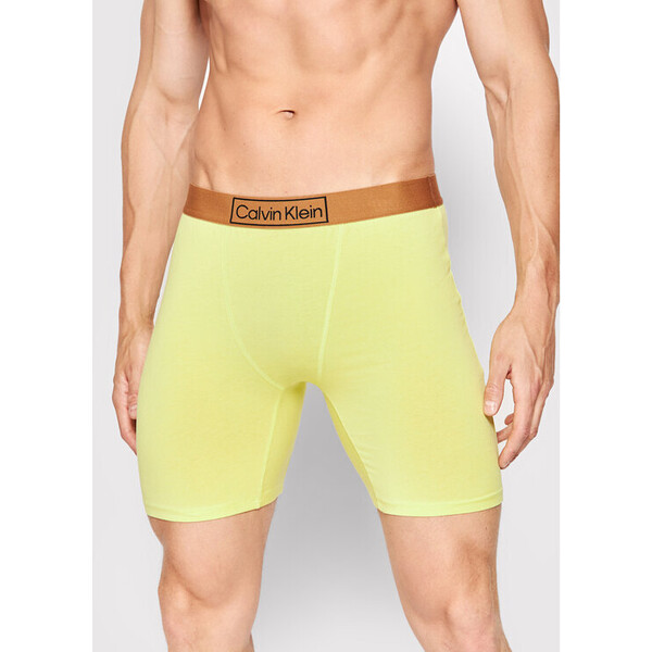Calvin Klein Underwear Szorty piżamowe 000QS6781E Zielony Slim Fit