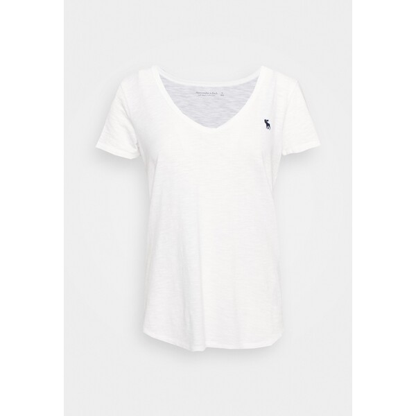 Abercrombie & Fitch SOFT TEE T-shirt basic white A0F21D0IX-A11