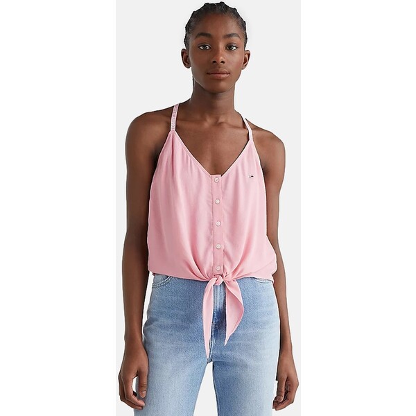 Tommy Jeans ESSENTIAL STRAPPY Top pink TOB21E067-J11