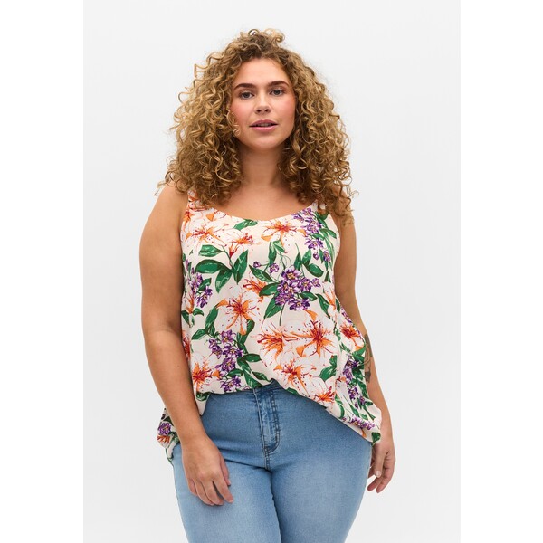 Zizzi WITH PRINT AND A-LINE Top tropic aop Z1721D0XL-A11