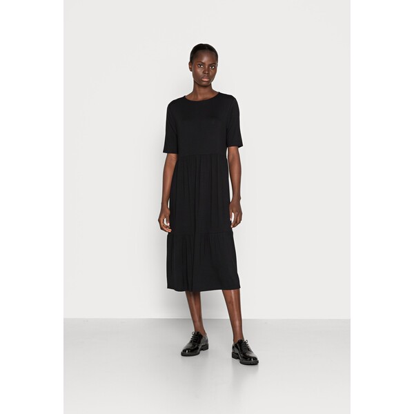 Marks & Spencer TIER Sukienka z dżerseju black QM421C09X-Q11