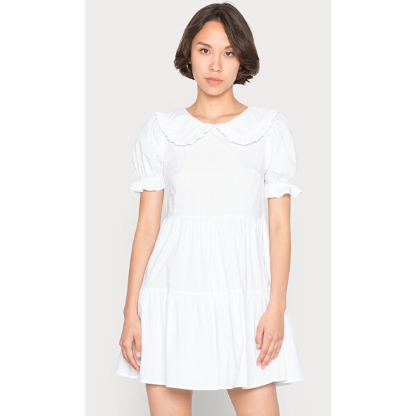 Glamorous BABYDOLL DRESS Sukienka koktajlowa white GL921C0SY-A11