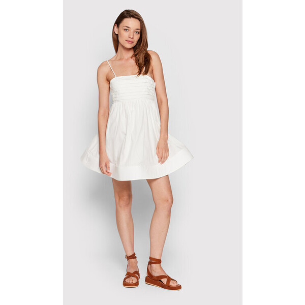 Glamorous Sukienka letnia GC0564 Biały Regular Fit
