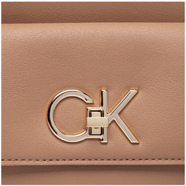 Calvin Klein Torebka Re-Lock Camera Bag With Flap K60K609114 Brązowy