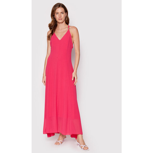 Rinascimento Sukienka wieczorowa CFC0109291003 Różowy Regular Fit
