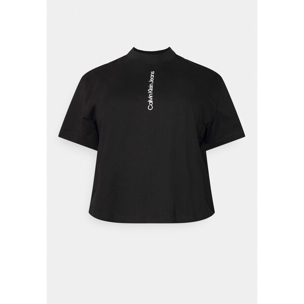 Calvin Klein Jeans Plus PLUS BACK LOGO TEE T-shirt z nadrukiem black C2Q21D01H-Q11