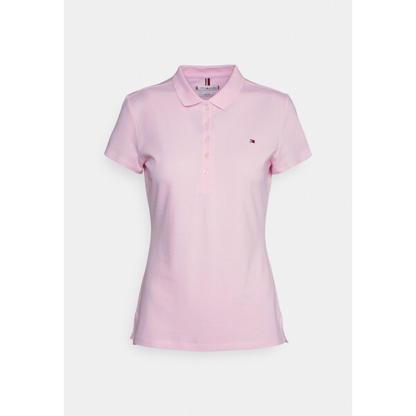 Tommy Hilfiger NEW SHORT SLEEVE SLIM Koszulka polo pastel pink TO121D0FP-J13