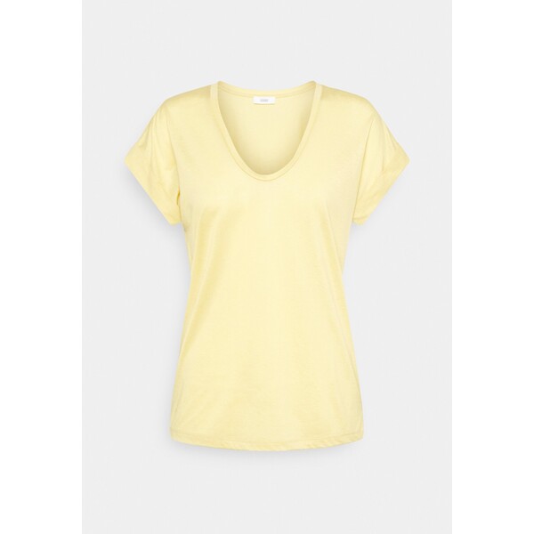 CLOSED SOFT V NECK T-shirt basic yellow calcite CL321D018-E11