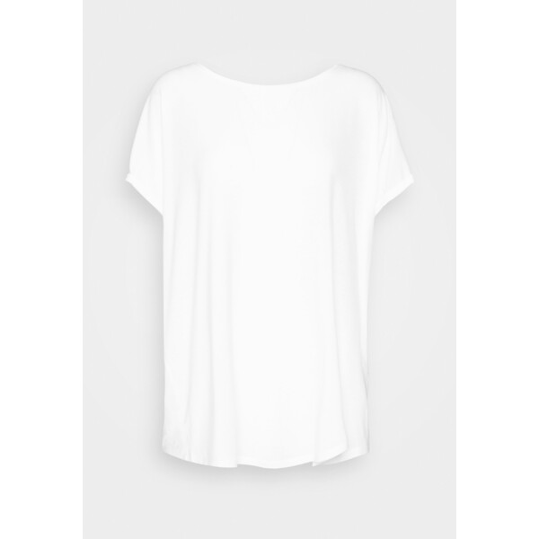Vero Moda Curve VMAVA PLAIN T-shirt basic snow white VEE21D00T-A12