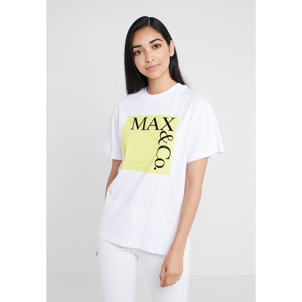 MAX&Co. TEE T-shirt z nadrukiem sunshine yellow pattern MQ921D016-A11