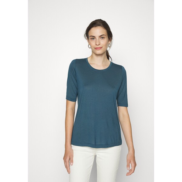Calvin Klein RELAXED CREW NECK TEE T-shirt basic teal ocean 6CA21E046-P11