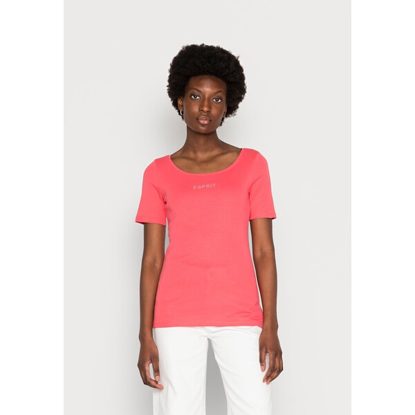 Esprit T-shirt basic coral red ES121D237-G12
