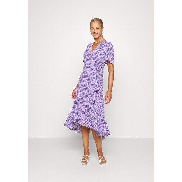 Marks & Spencer RELAXED WRAP Sukienka letnia purple mix QM421C0BM-I11