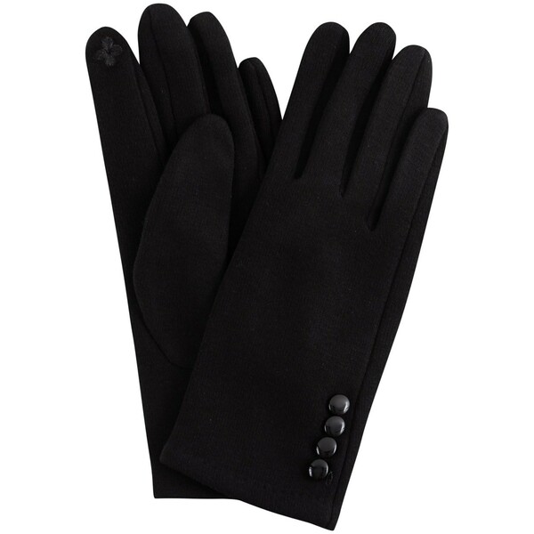 Quiosque Czarne rękawiczki z guzikami