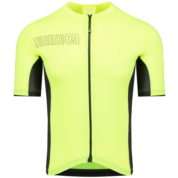 Ale Cycling Koszulka rowerowa ALE CYCLING COLOR BLOCK L14246019-fluo-yellow