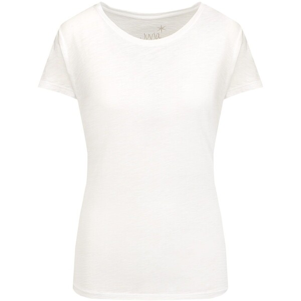 Juvia T-shirt JUVIA SLUB SHORTSLEEVE 81017124-white