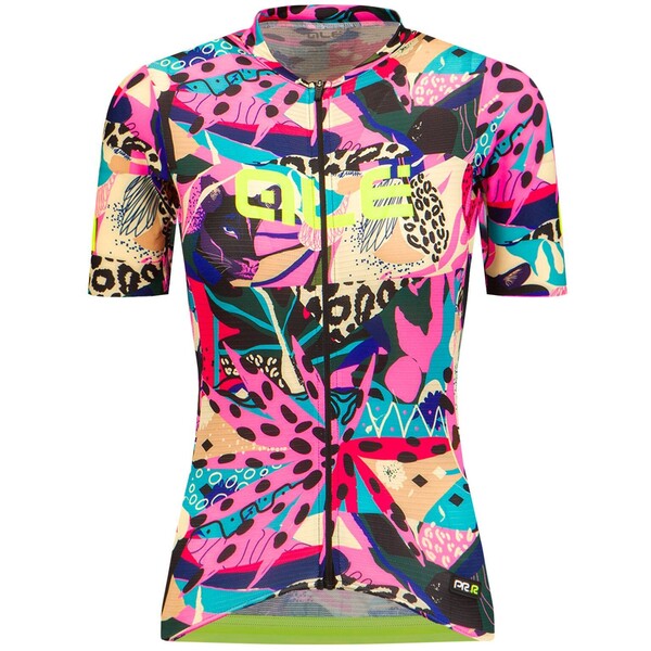 Ale Cycling Koszulka rowerowa ALE CYCLING KENYA L22177543-fluo-pink