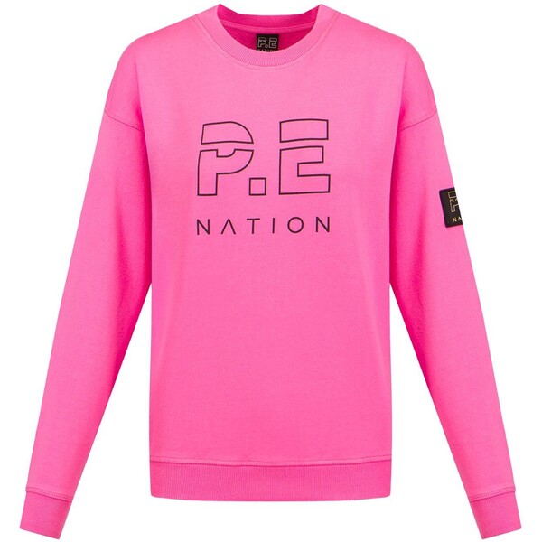 PE Nation Bluza PE NATION HEADS UP SWEAT 22PE2F089-paloma-pink 22PE2F089-paloma-pink
